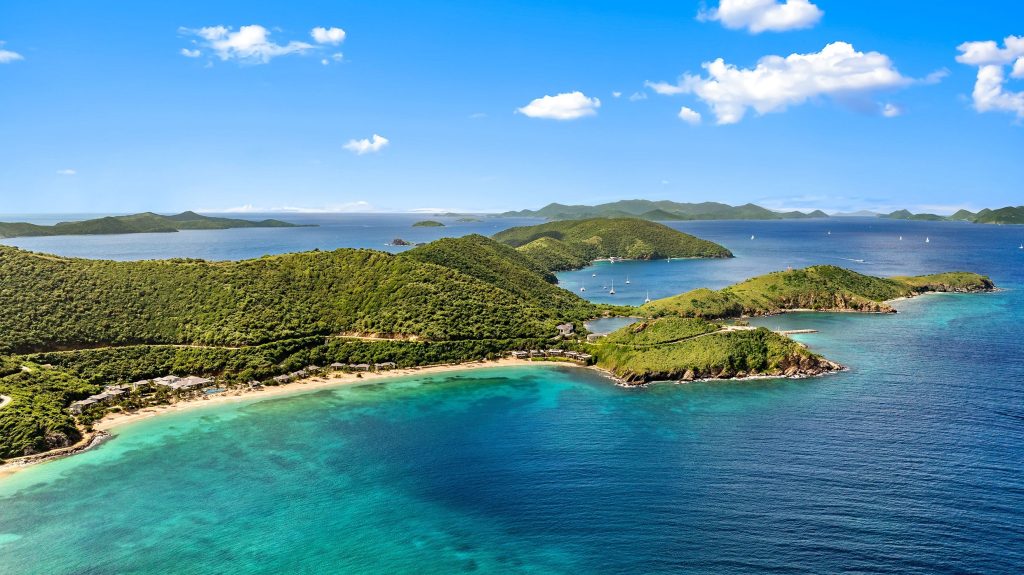 Peter Island Aerial